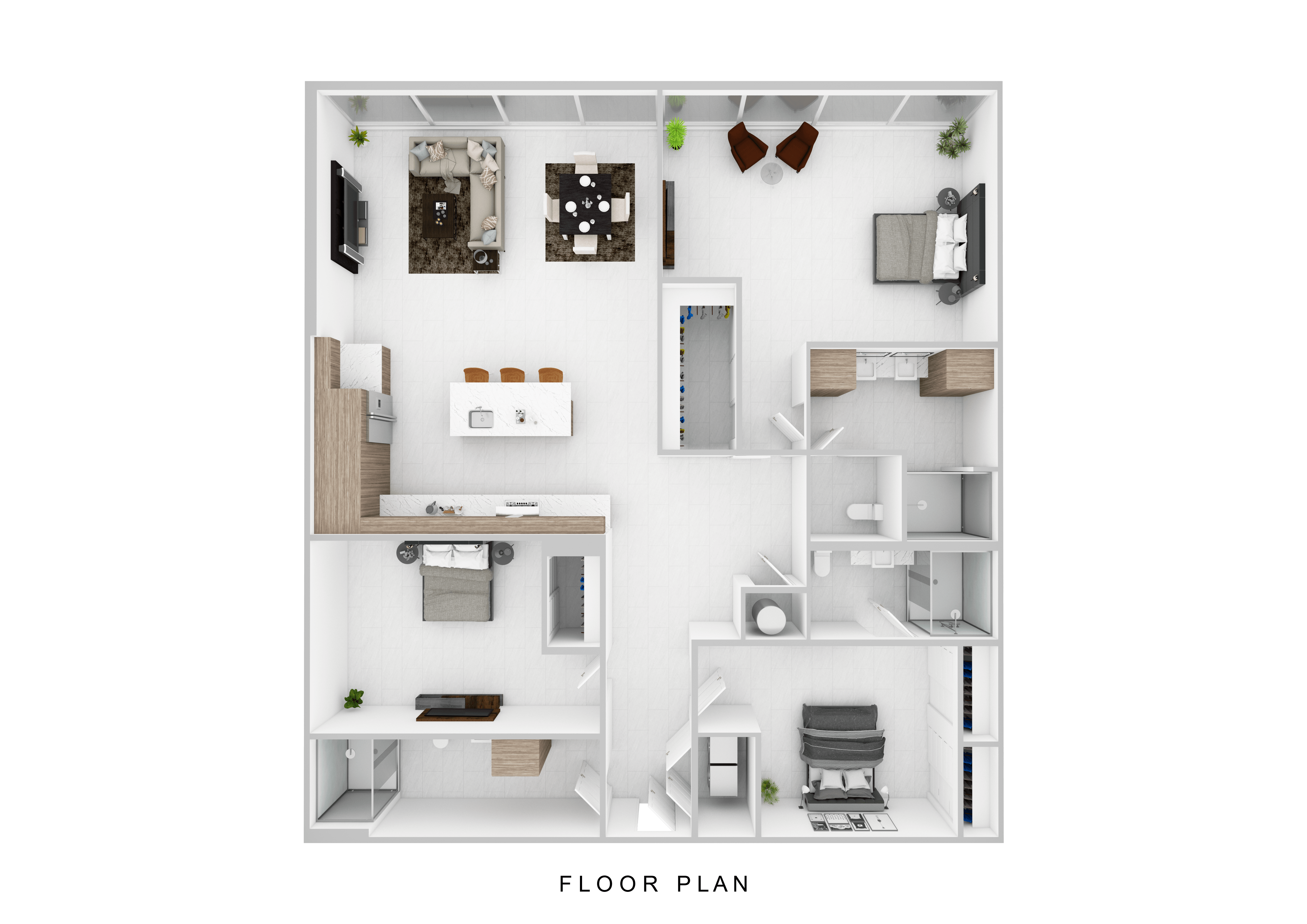 Floor plan layout diagram for D3